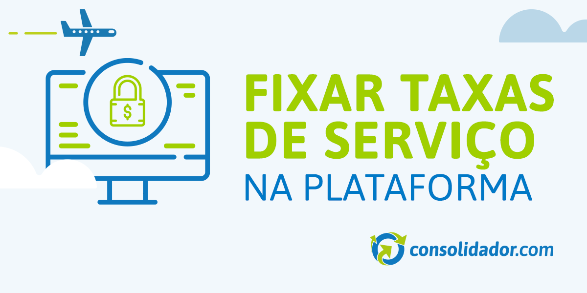 Fixar taxas de serviço na plataforma