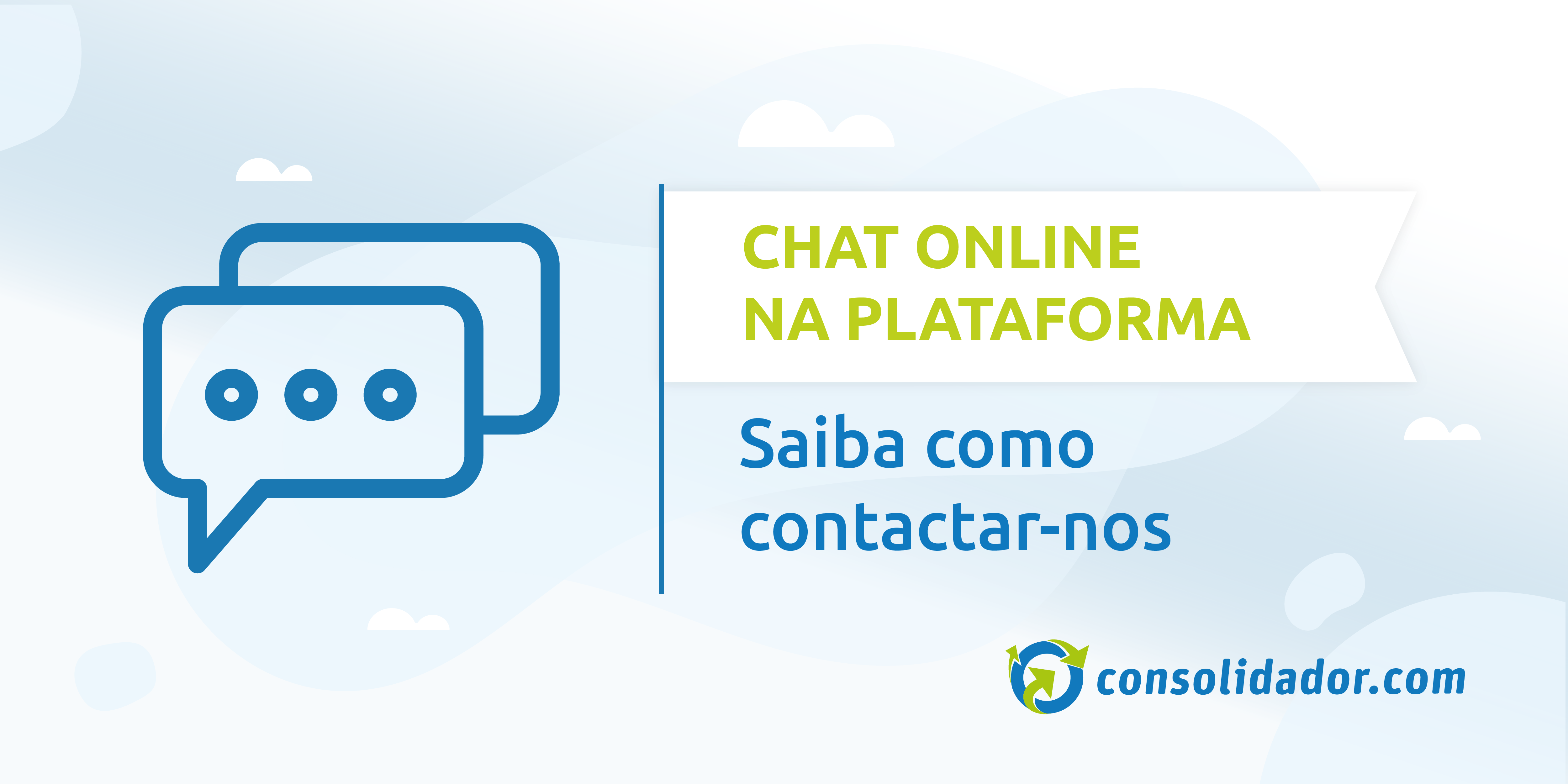 Saiba como utilizar o chat online